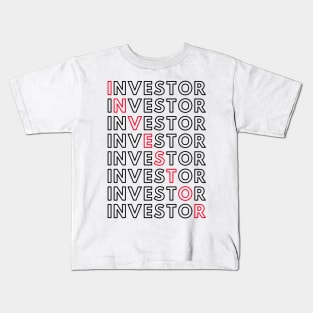 INVESTOR in Crossword (Light) Kids T-Shirt